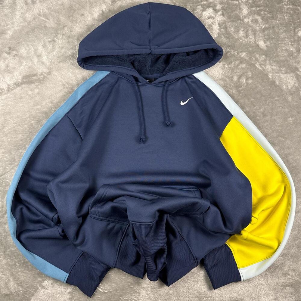 Nike Women's Therma Colorblock Training Hoodie Sweatshirt XS